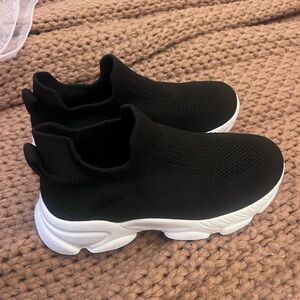 Boutique 9 Black and White Kids Sneakers
